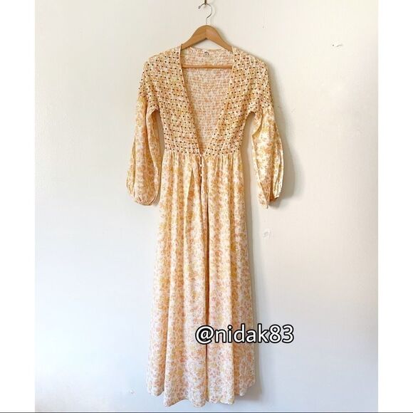 Free People Kadence Robe Maxi Duster length - Picture 1 of 11